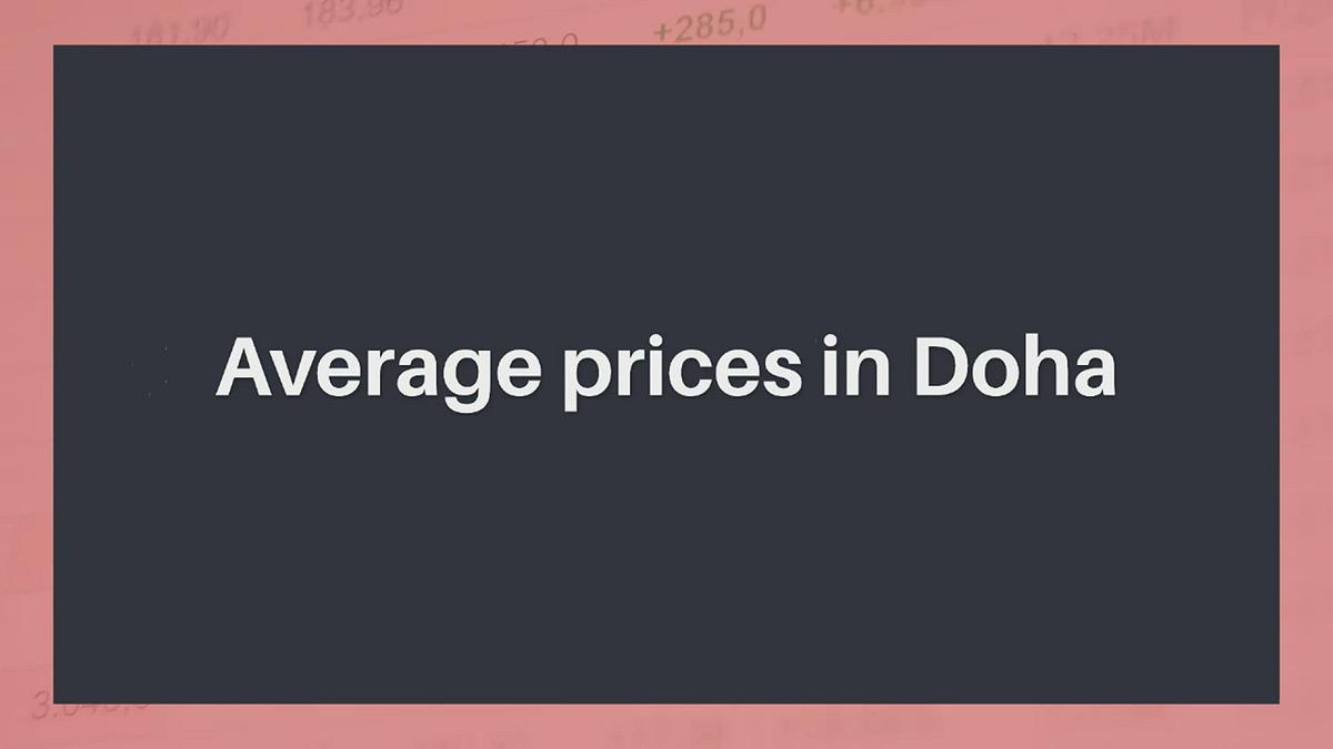 'Video thumbnail for Average prices in Doha'