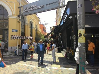 Monastiraki flee market - Shopping street