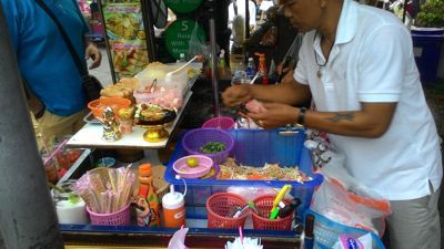 Khao San street food - 음식 준비