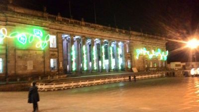 Colombian National Capitol - 밤에 Capitolio Nacional