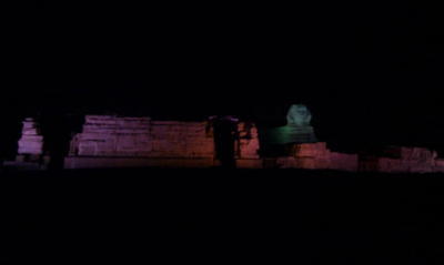 Sound and light show on Giza pyramids - 기자 피라미드의 소리와 빛의 쇼