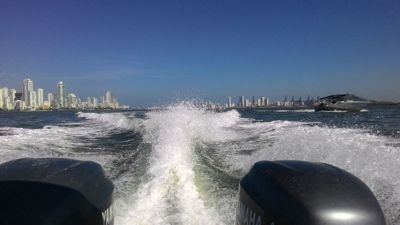 Cartagena De Indias - View from a speed boat