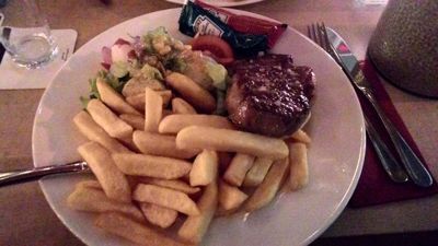 Eigelstein - Filet steak with fries and salad