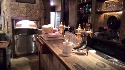 Bier Brezel - View on the counter and oven