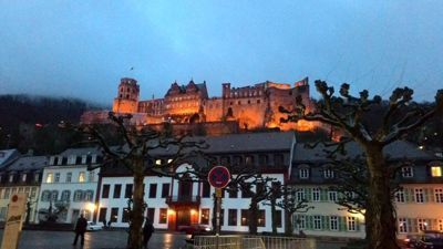 Heidelberg castle - Castle from the old town