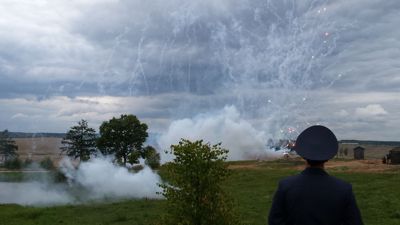 Tanks day Minsk - Explosions and fireworks