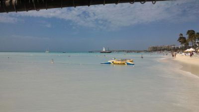 Palm beach Aruba - Beach view