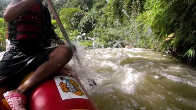 White water rafting in Phuket - On a rafting in Thailand