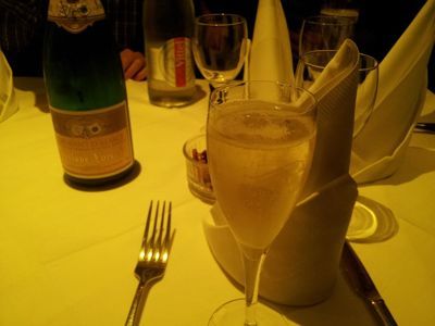 Restaurant Brasserie Max - Wine while waiting for order