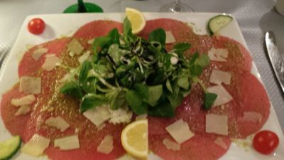 Restaurant à l'Ange - Beef carpaccio