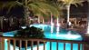 Radisson Blu Yas Island - Main pool by night