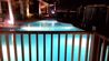 Abu Dhabi - Pool by night in Radisson Blu