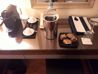 Radisson Blu Park Hotel Athens - business room cofee maching and welcome sweets