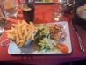 L'Eden cafe - Salmon tartare with fries and salad