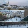 Bratislava, capital of Slovakia - 겨울 도시 전망