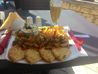 Old fortress restaurant - gyros with tzatziki sauce
