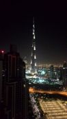 Burj Khalifa dancing fountains light and sound show - Burj Khalifa night view
