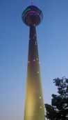 Düsseldorf - 통신 타워, 도시에서 가장 눈에 띄는 건물