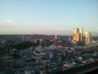 Frankfurt, German and European banking capital - City view from a rooftop bar