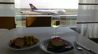 Frankfurt, German and European banking capital - View on the runway from the lounge