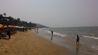 Anjuna beach - Vue sur la plage au sud