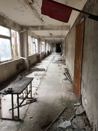 Pripyat day tour - visit of the abandoned city of Chernobyl nuclear disaster - School corridor