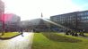Mannheim Paradeplatz - Fountain and square view