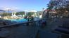 Panorama De Luxe hotel Odessa - 레스토랑 테라스에서 수영장 전망