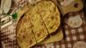 Ancienne douane - Close up on a delicious tarte flambee