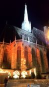 St Stephen Cathedral - Lights at night